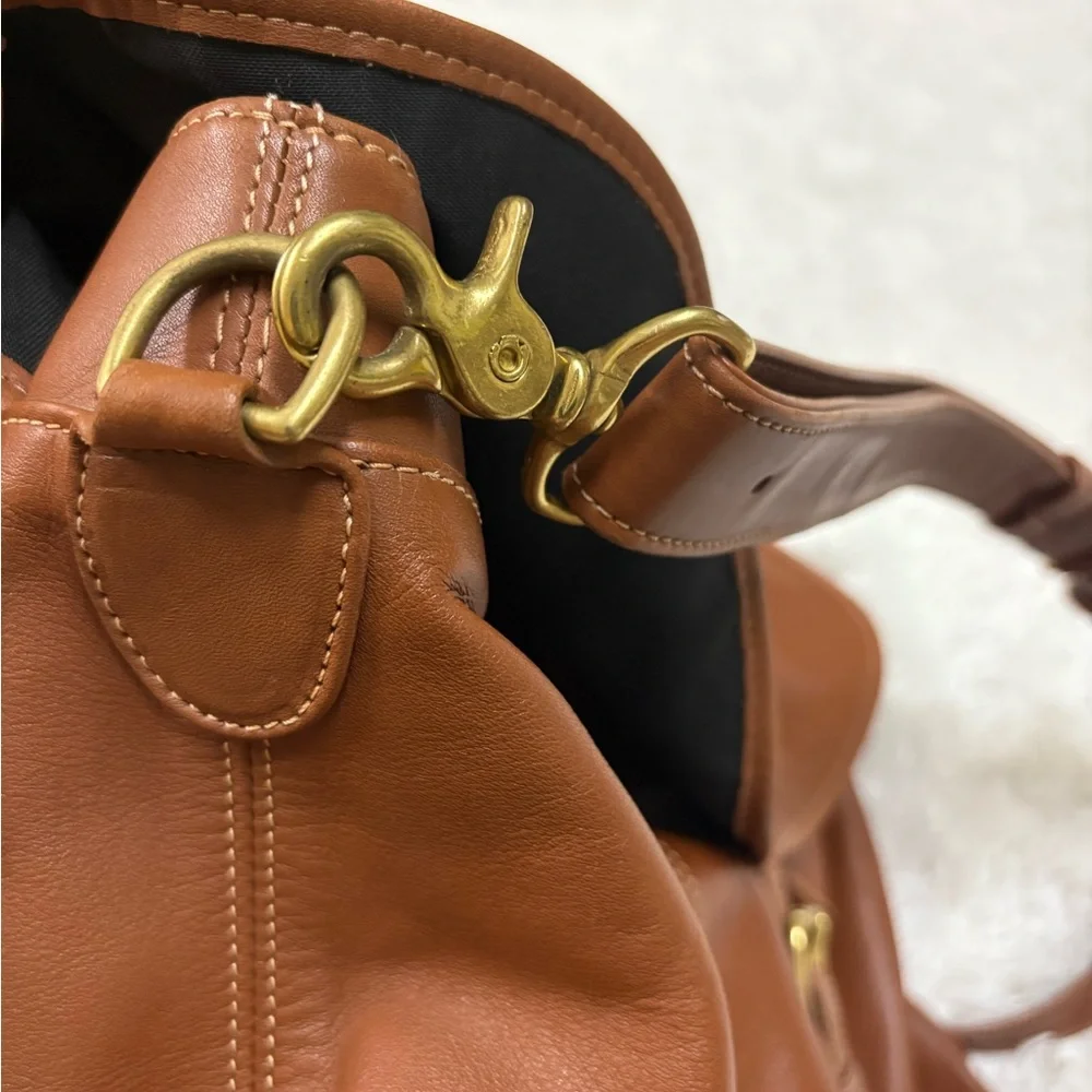 Coach Brown Leather Messenger Bag